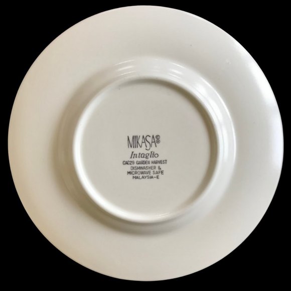 MIKASA Intaglio Garden Harvest Flat Cup and Saucer Set - Picture 6 of 6